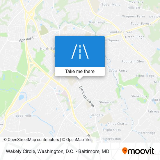 Wakely Circle map