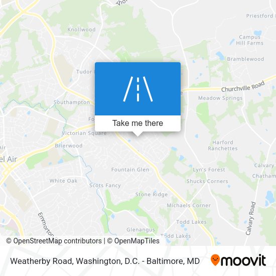 Weatherby Road map