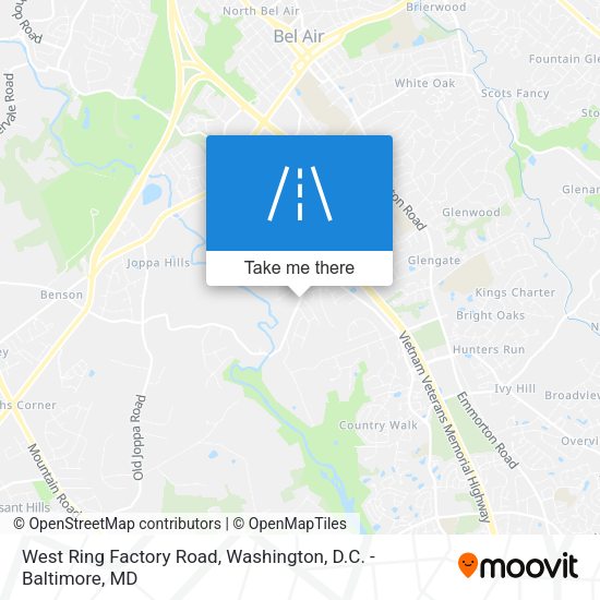 West Ring Factory Road map