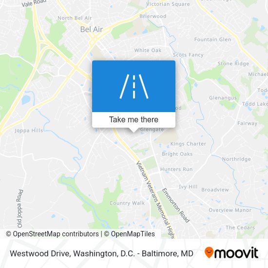 Westwood Drive map