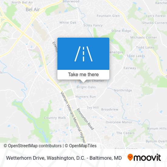 Wetterhorn Drive map