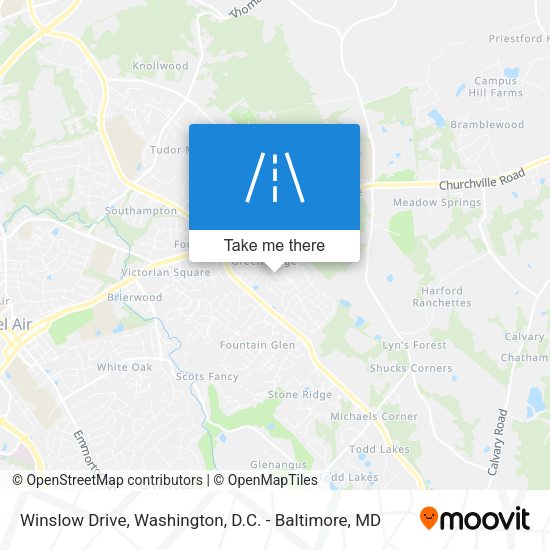 Mapa de Winslow Drive