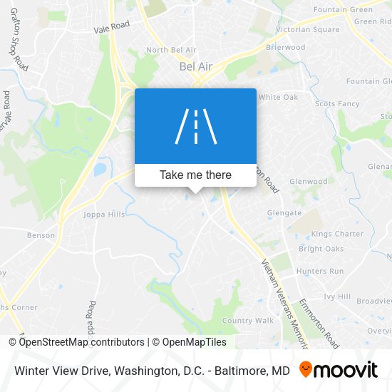 Winter View Drive map