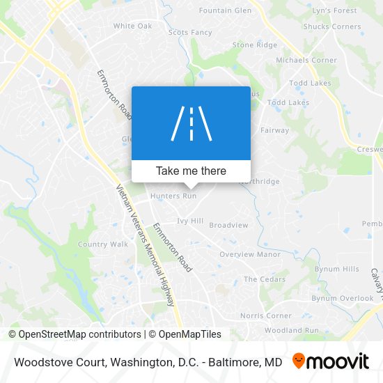 Mapa de Woodstove Court