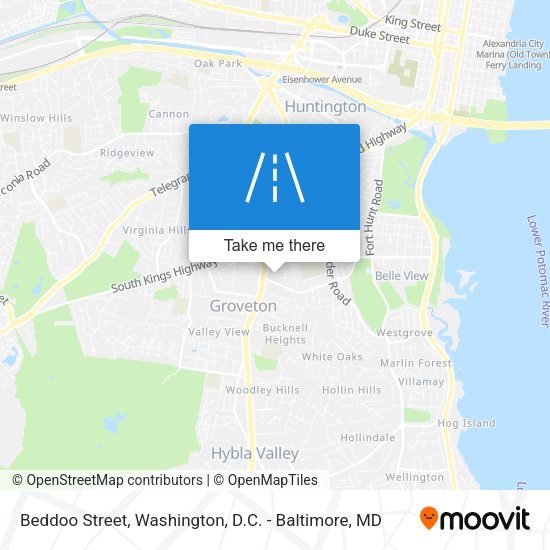 Mapa de Beddoo Street