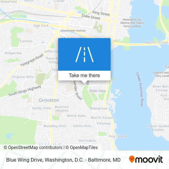 Mapa de Blue Wing Drive