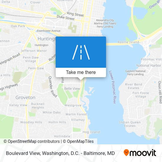 Boulevard View map