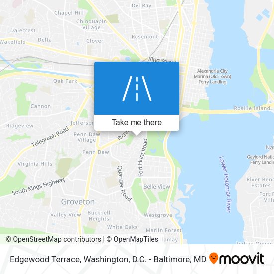Edgewood Terrace map