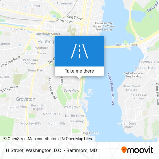 Mapa de H Street