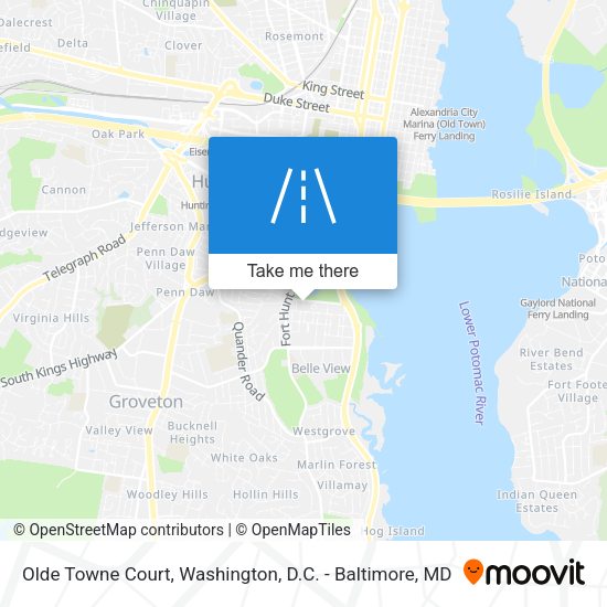 Mapa de Olde Towne Court