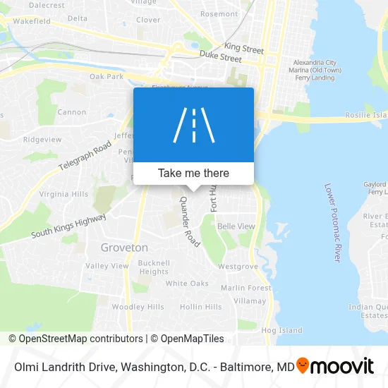 Olmi Landrith Drive map