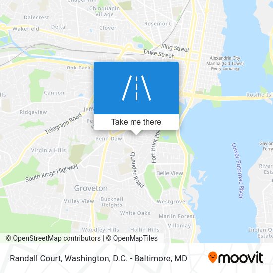 Randall Court map