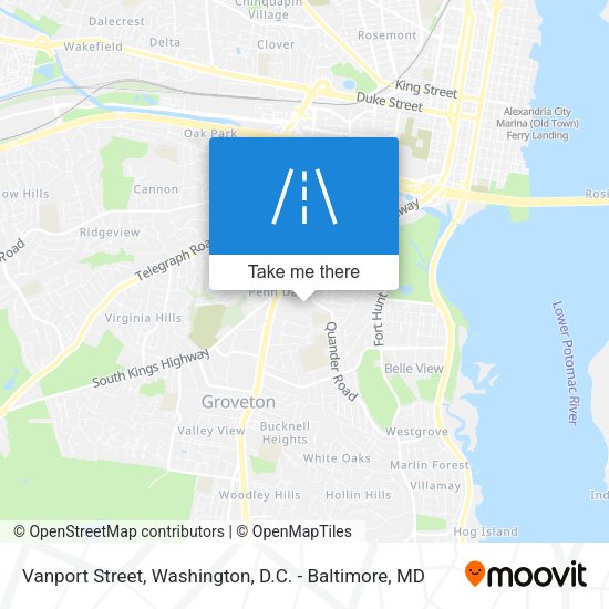 Mapa de Vanport Street