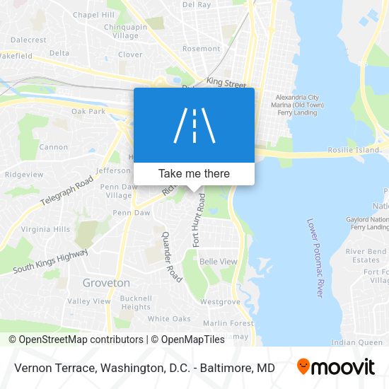 Vernon Terrace map