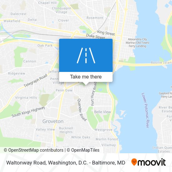Mapa de Waltonway Road