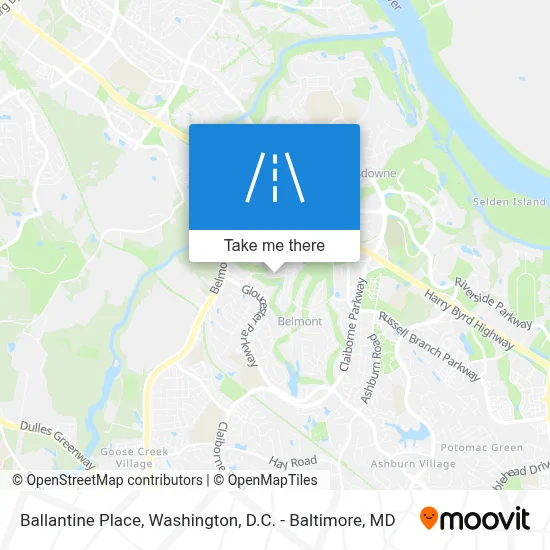 Ballantine Place map
