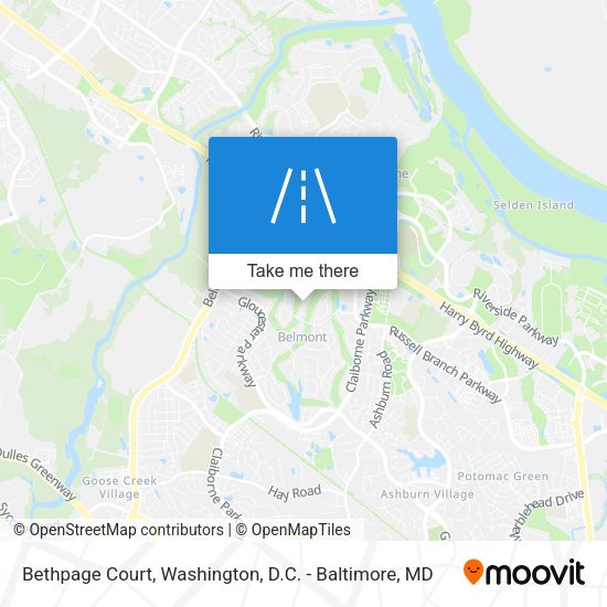 Bethpage Court map