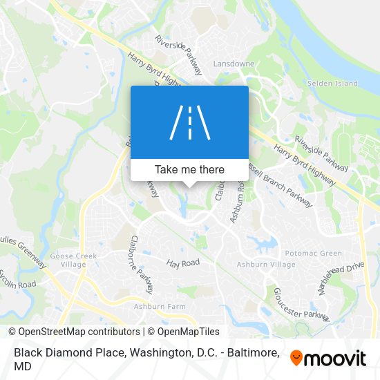 Mapa de Black Diamond Place