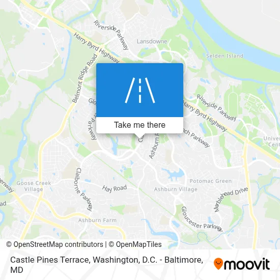 Castle Pines Terrace map