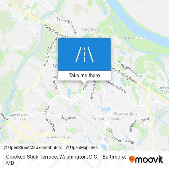 Crooked Stick Terrace map