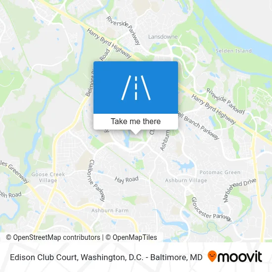 Edison Club Court map