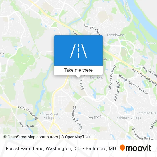 Forest Farm Lane map