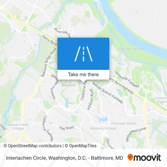 Interlachen Circle map