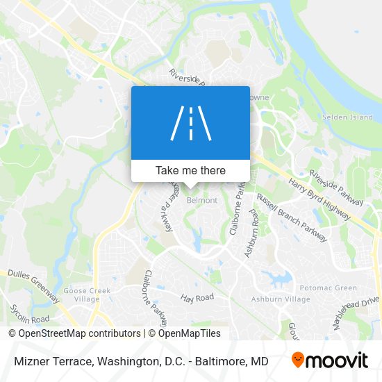 Mizner Terrace map