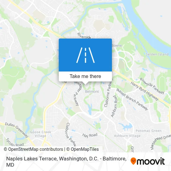 Naples Lakes Terrace map