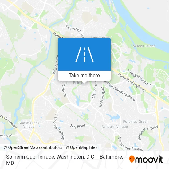 Solheim Cup Terrace map
