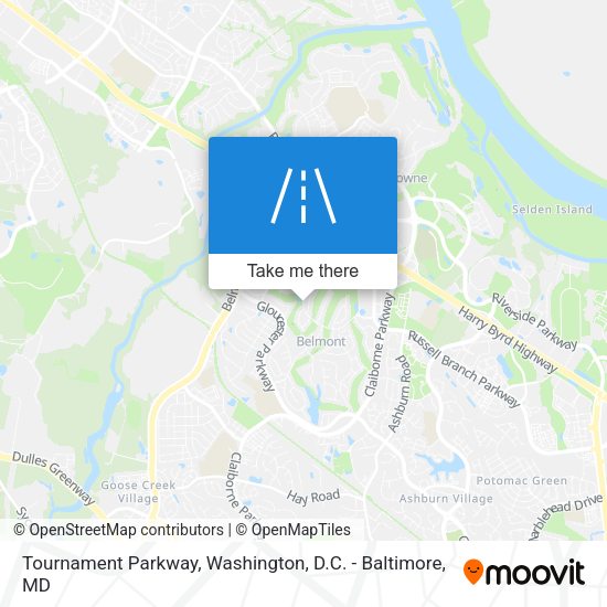 Tournament Parkway map