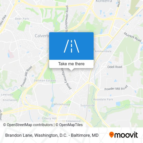 Mapa de Brandon Lane
