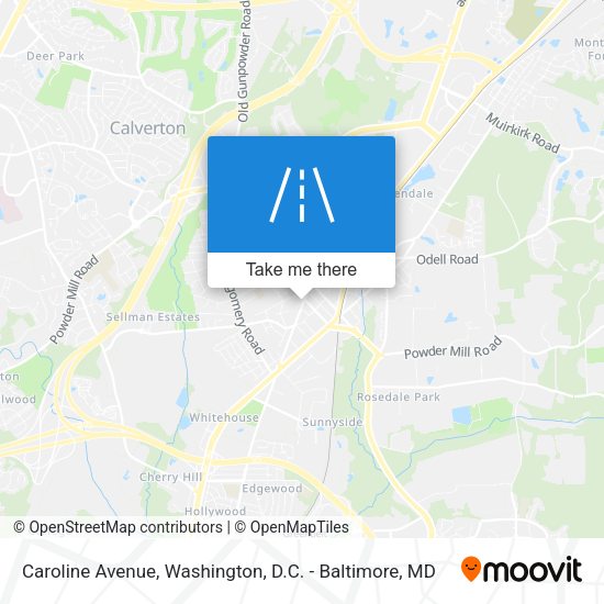 Mapa de Caroline Avenue