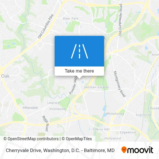 Cherryvale Drive map