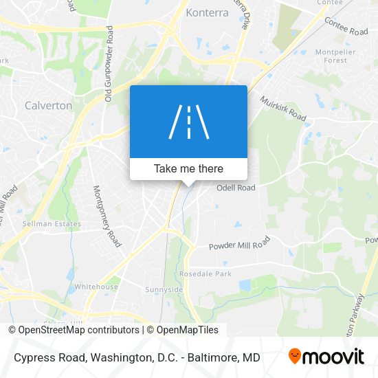 Mapa de Cypress Road