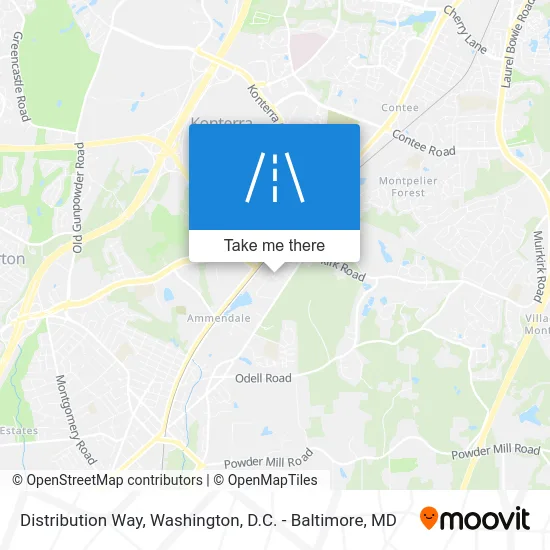 Distribution Way map