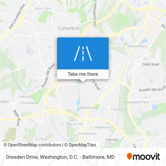 Dresden Drive map