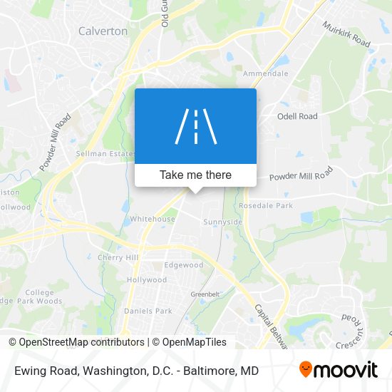 Mapa de Ewing Road