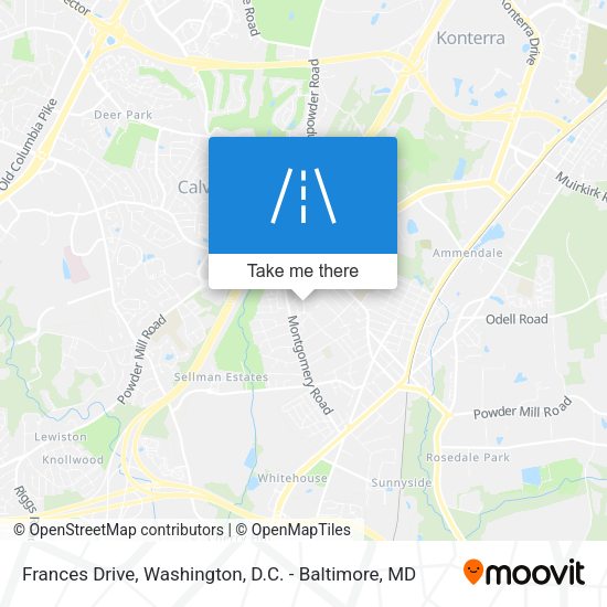 Mapa de Frances Drive