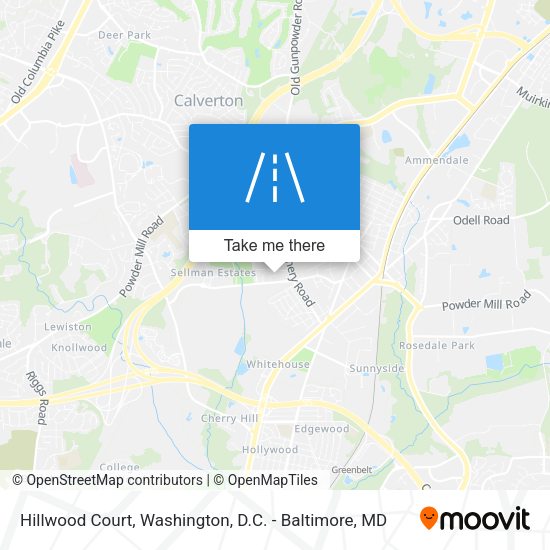 Hillwood Court map