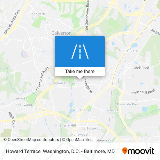 Mapa de Howard Terrace