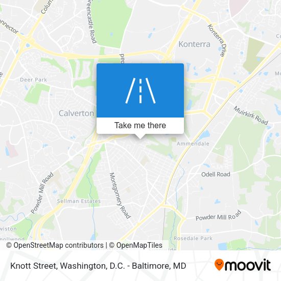 Knott Street map