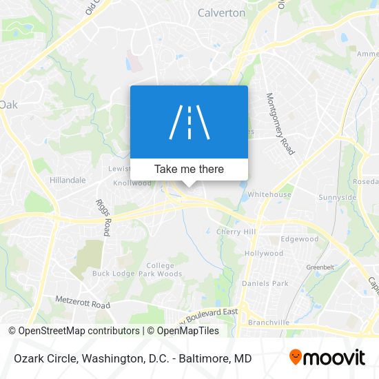 Ozark Circle map