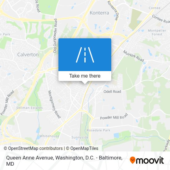 Queen Anne Avenue map