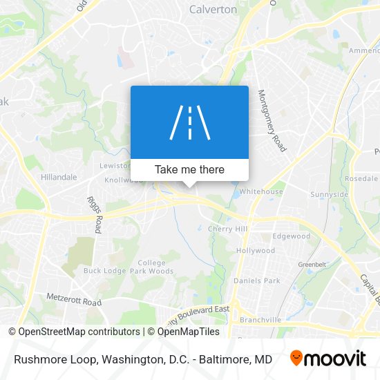Mapa de Rushmore Loop