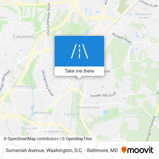 Somerset Avenue map
