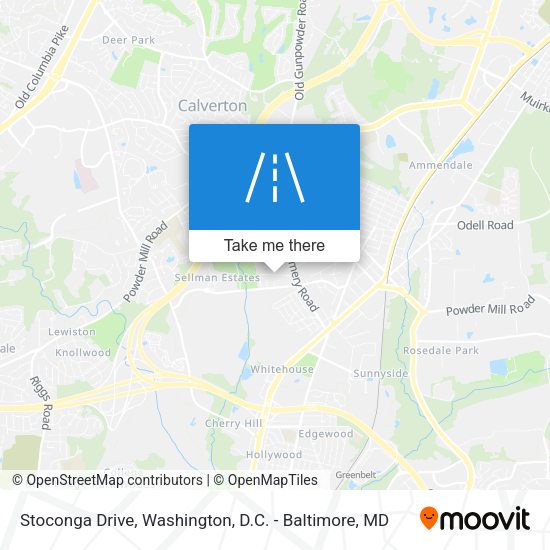 Mapa de Stoconga Drive