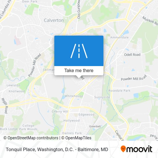 Tonquil Place map