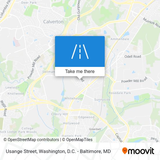 Usange Street map