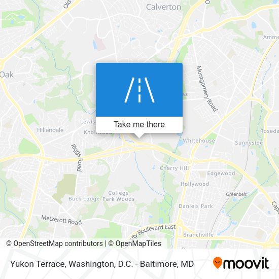 Yukon Terrace map